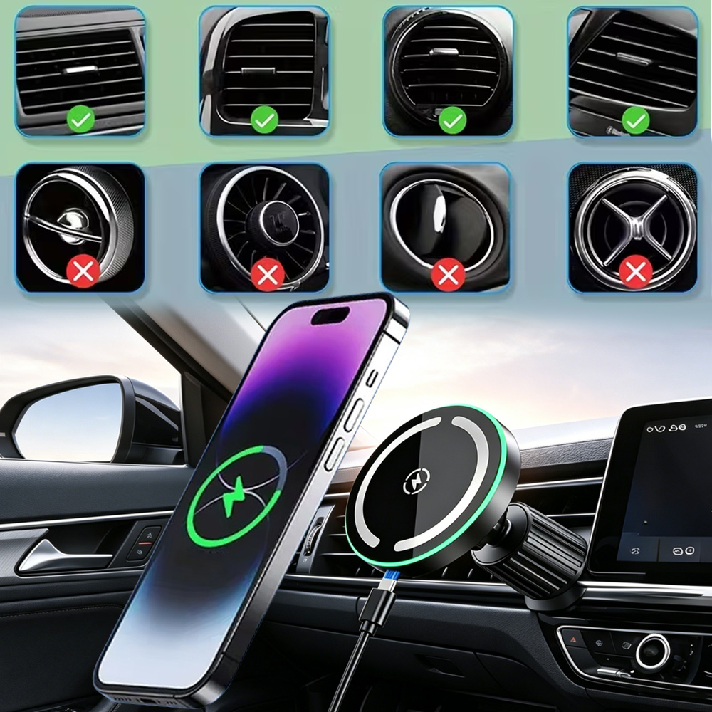 Bezprzewodowa ładowarka LED z  – Phone Accessories Types recenzja i cena